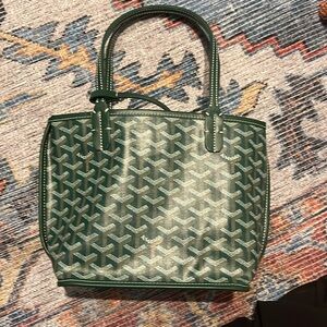 Faux GOYARD mini bag with matching coin purse
